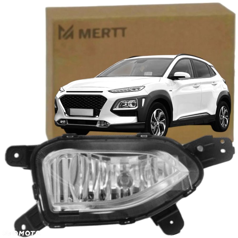 HYUNDAI KONA 2017-2023 LAMPA PRZECIWMGŁOWA HALOGEN PRZECIWMGIELNY LEWY - 1