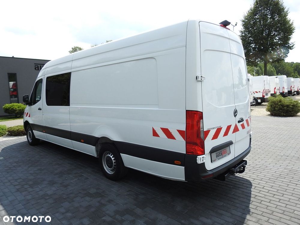 Mercedes-Benz SPRINTER FURGON BRYGADÓWKA  5 MIEJSC TEMPOMAT NAWIGACJA KLIMATYZACJA AUTOMAT   160KM - 11