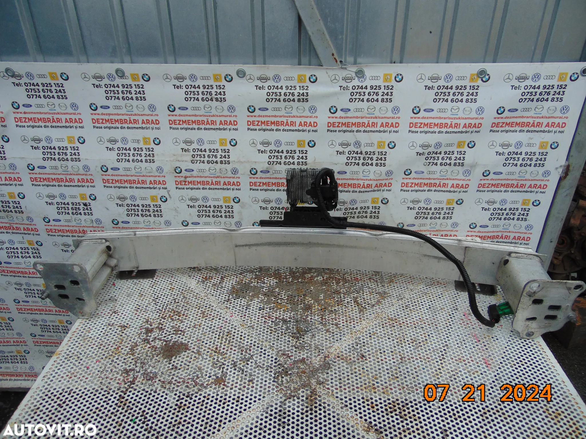 Trager Peugeot 208 dupa 2019 set radiatoare ventilator armatura bara fata radiator - 3