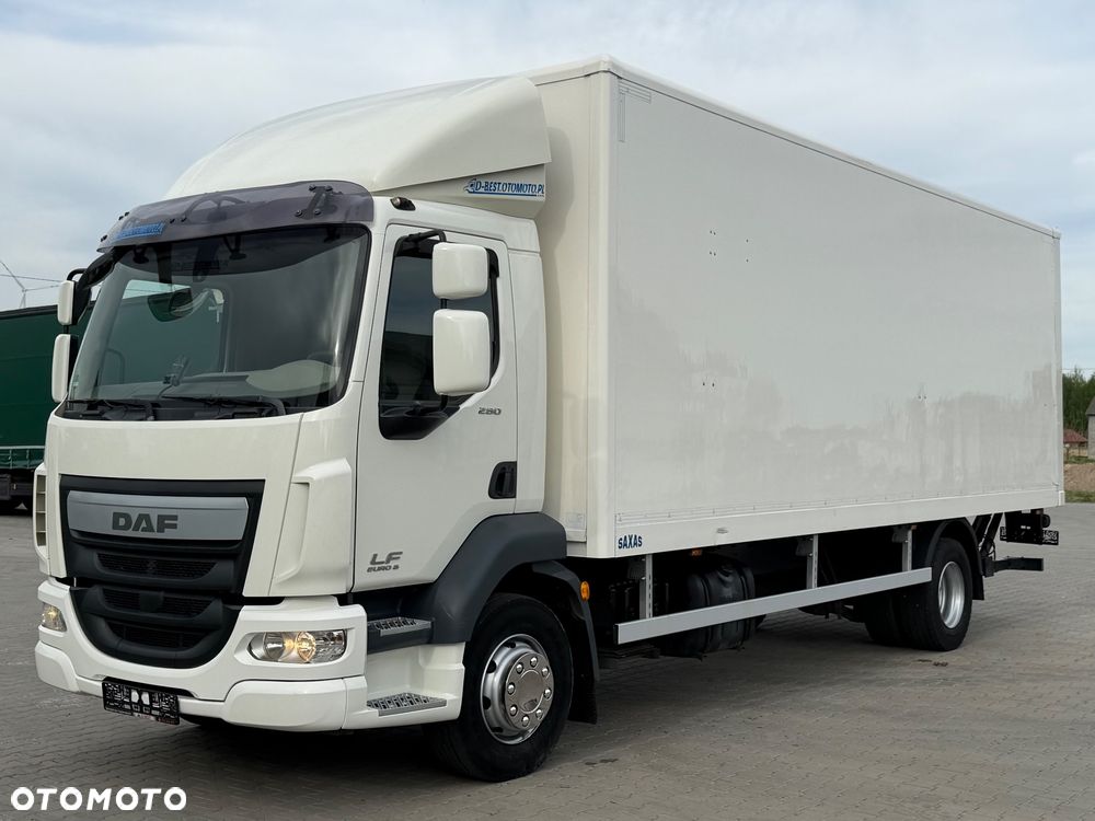 DAF LF 280 / KONTENER / WINDA / AUTOMAT / 18 EUROPALET / EURO 6 / 490 TYŚ KM / 8 990 KG ŁADOWNOŚCI / 2016 - 2
