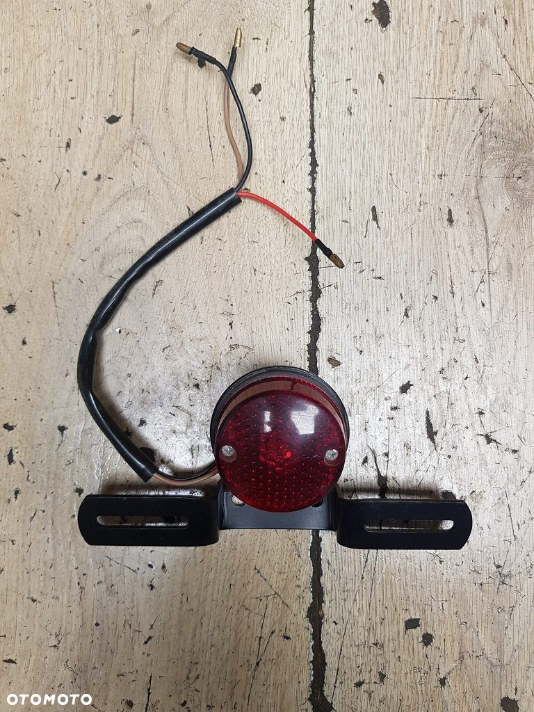 Lampa tył uchwyt tablicy Harley Cafe Racer Bobber Chopper Drag - 6