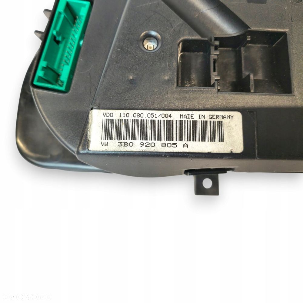 LICZNIK ZEGARY 3B0920805A VW Passat B5 FL 1.9 TDI Diesel europa - 2