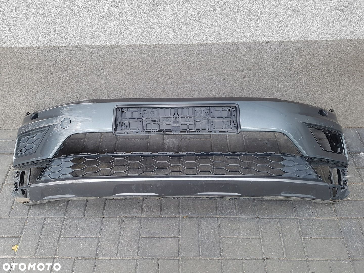 VW TIGUAN ALLSPACE zderzak przód spoiler kratka 5NN807221 6PDC - 4