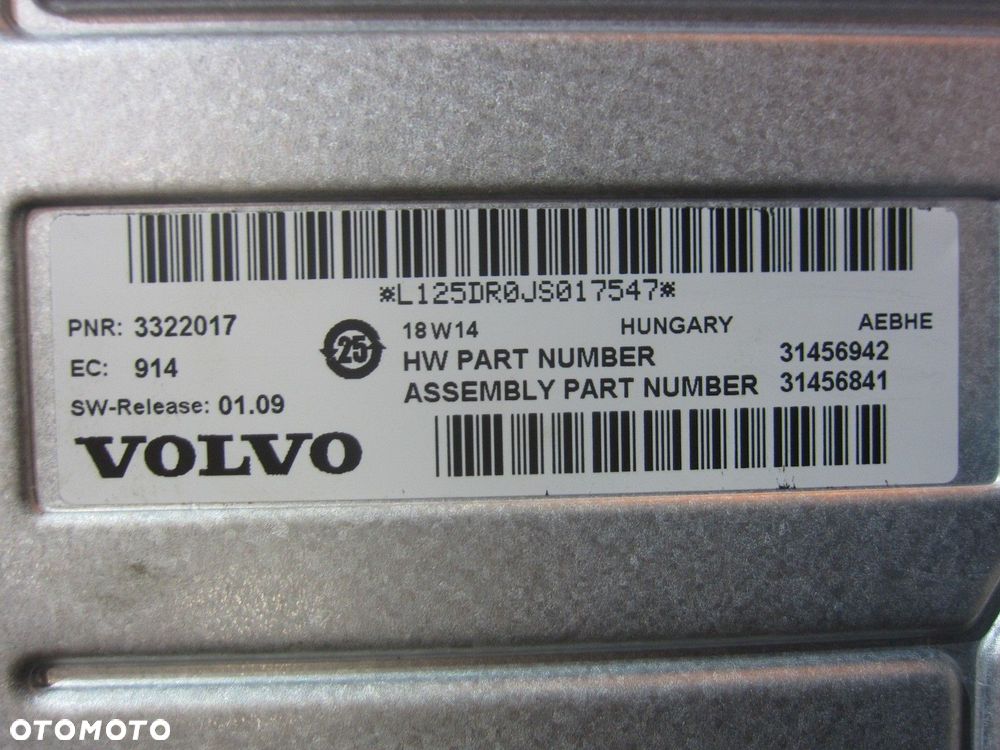 VOLVO XC60 XC 60 II XC40 WZMACNIACZ AUDIO HARMAN KARDON 31456942 31456841 - 6
