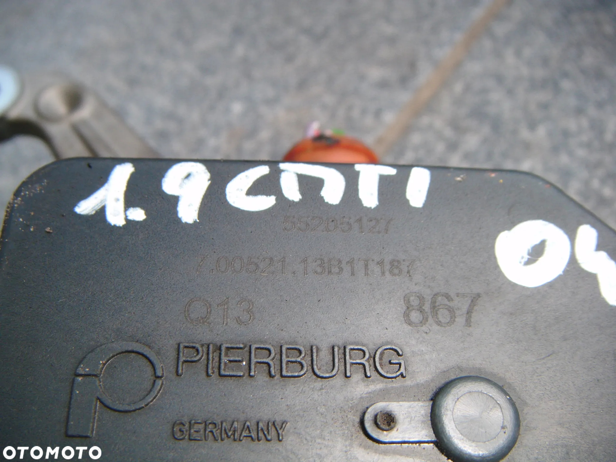 opel vectra c 1.9 cdti nastawnik klap kolektora  55205127 - 3