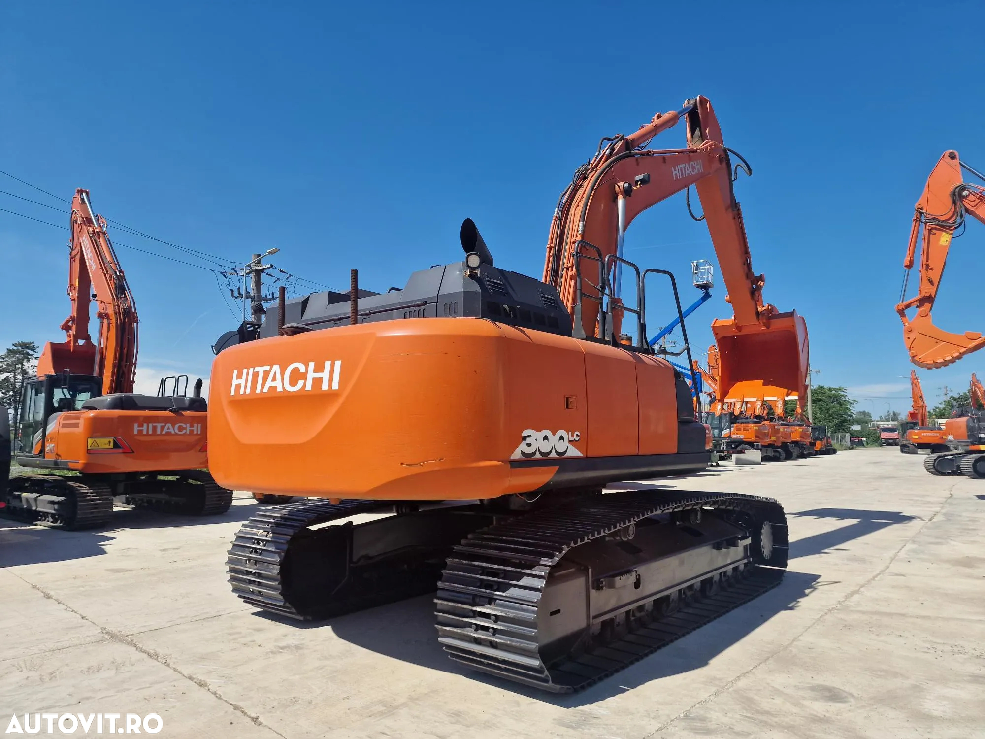 Hitachi ZX300, 32t, Cupa NOUA 1,8mc, 2018, 8.786h, Gresare automata, Inst picon, 3 pompe hidr HITACHI, Camera spate, Camere laterale, consum mediu 15l/h, Stare foarte buna, posibilitate leasing 3 ani-PROMOTIE 87.900 EUR+tva - 16