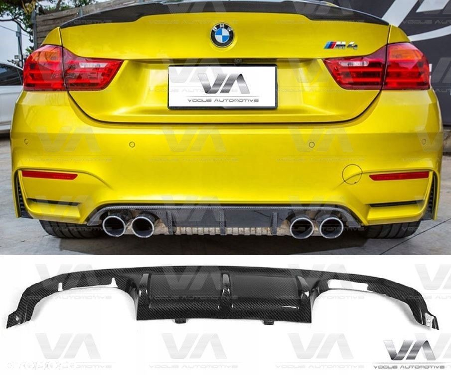 BMW M3 M4 F80 PERFORMANCE TYLNY DYFUZOR ZDERZAKA - 3