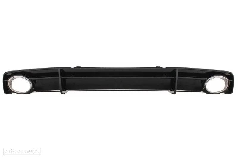 Difusor com Ponteiras Audi A7 4G (2015 a 2018) Look RS7 SLINE