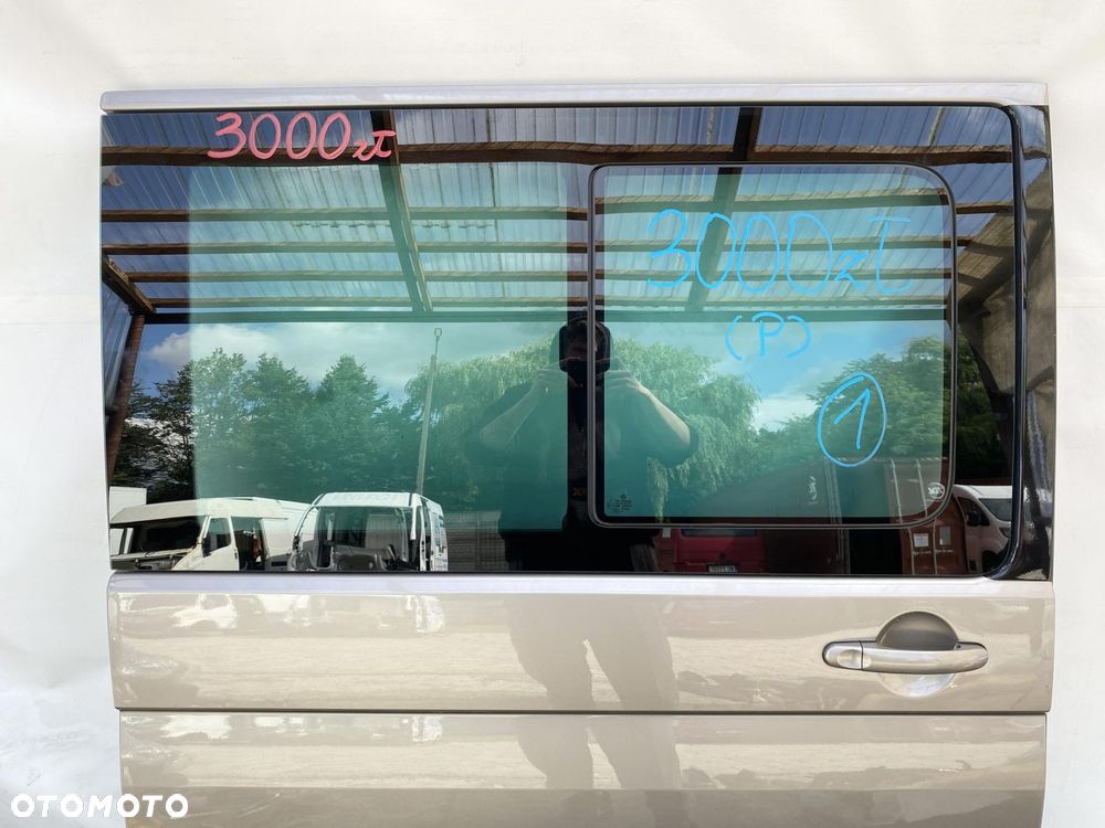 VW T6 MULTIVAN CARAVELLE 15- DRZWI SUWANE PRZESUWNE BOCZNE PRAWE Z SZYBĄ - 7