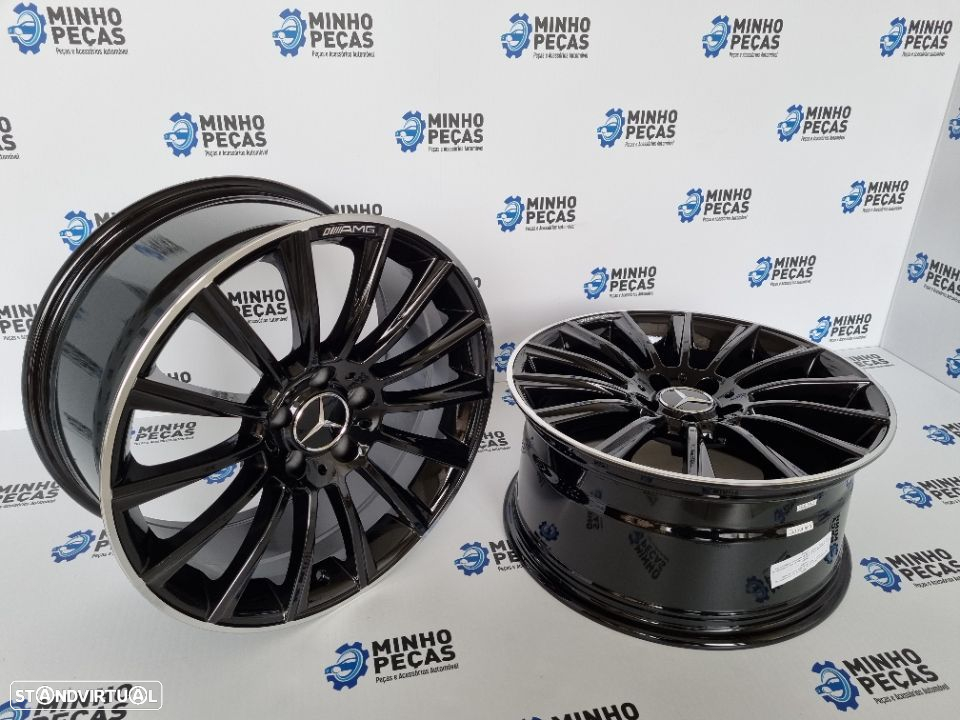Jantes Mercedes (C63) AMG Turbine em 20 Gloss Black - 5