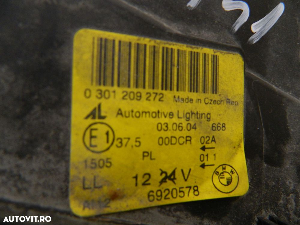 Far dreapta BMW Seria 3 E46 Coupe / Cabrio Xenon, 2003, 2004, 2005, 2006. - 6