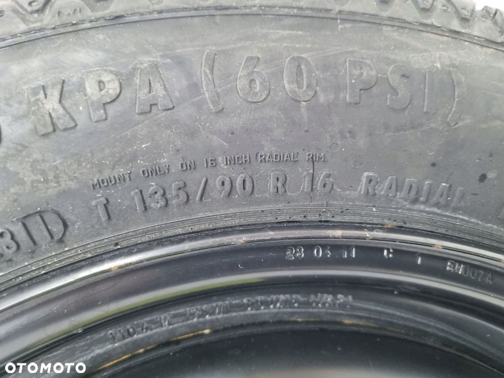 KOŁO DOJAZDOWE Peugeot 3008 5008 dojazdówka 135/90 R16 4x108 Citroen C4 II - 9