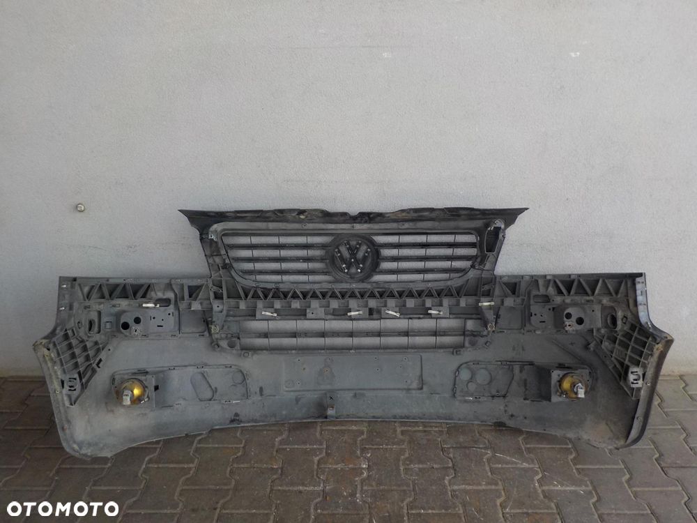 VW T5 03- MULTIVAN CARAVELLE ZDERZAK PRZÓD PRZEDNI LAKIEROWANY - 5