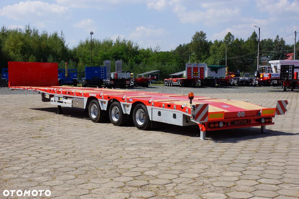 Inny TELEMEGA - naczepa platforma rozciągana - koła 17,5 12T! - kontenery - maszyny ADR EX III - 15