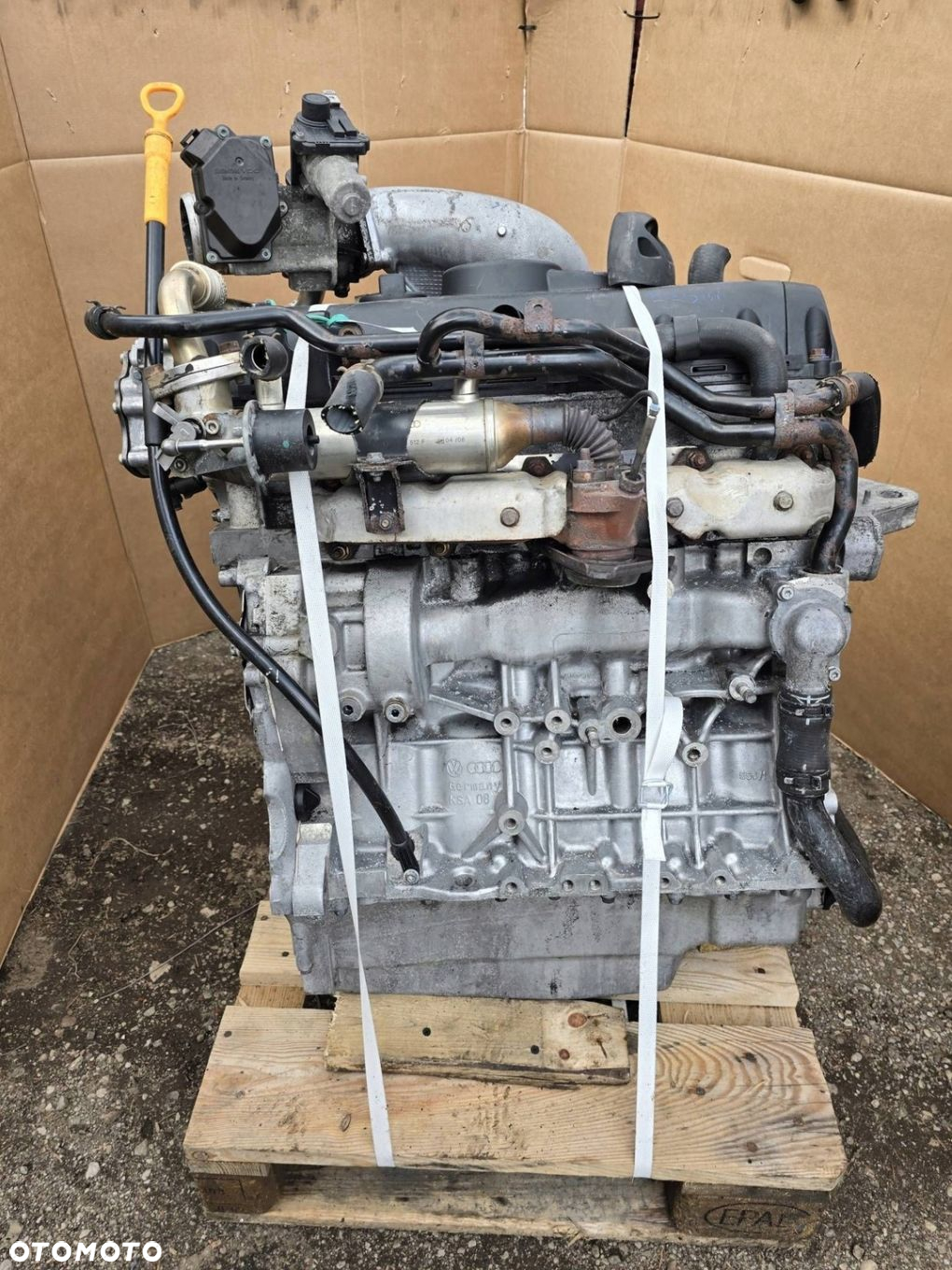 SILNIK KOMPLETNY VW T5 2.5 TDI BPC NR MAG 450491M - 4