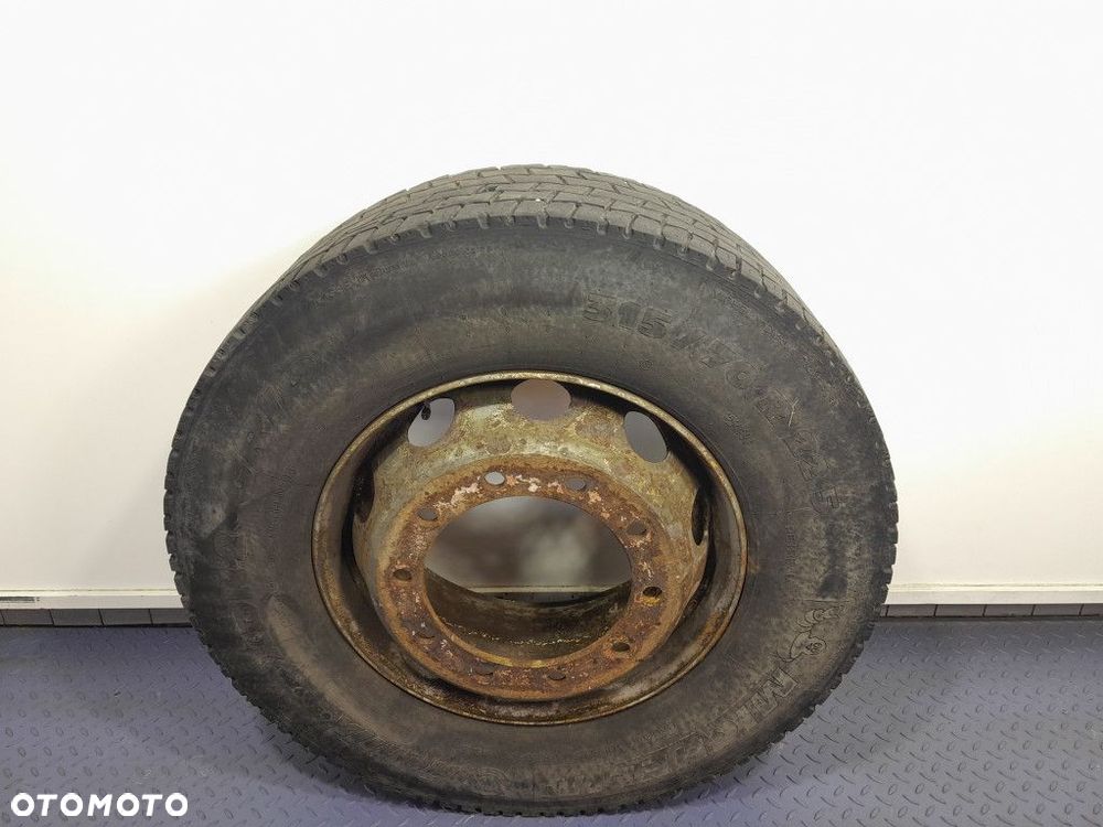 SCANIA R KOŁO TYLNE BLIŹNIAK FELGA STALOWA Z OPONĄ 315/70 R22.5 154/150L - 1