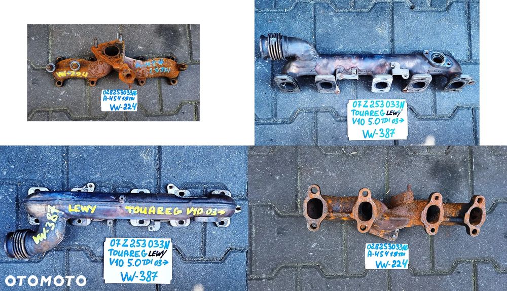 KOLEKTOR WYDECHOWY VW DIESEL 1.2 - 5.0 - 35
