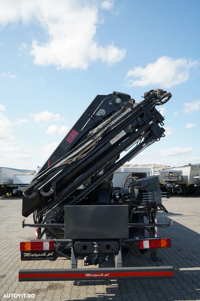 Mercedes-Benz ACTROS 2636 / 6x4 / CAROSERIE DE LIVRARE 7 M + HIAB HDS - EXTENSIE 12,6 M / PODEA REZISTENTĂ / RADIOCOMANDĂ / ROTATOARE / IMPORTAT - 16