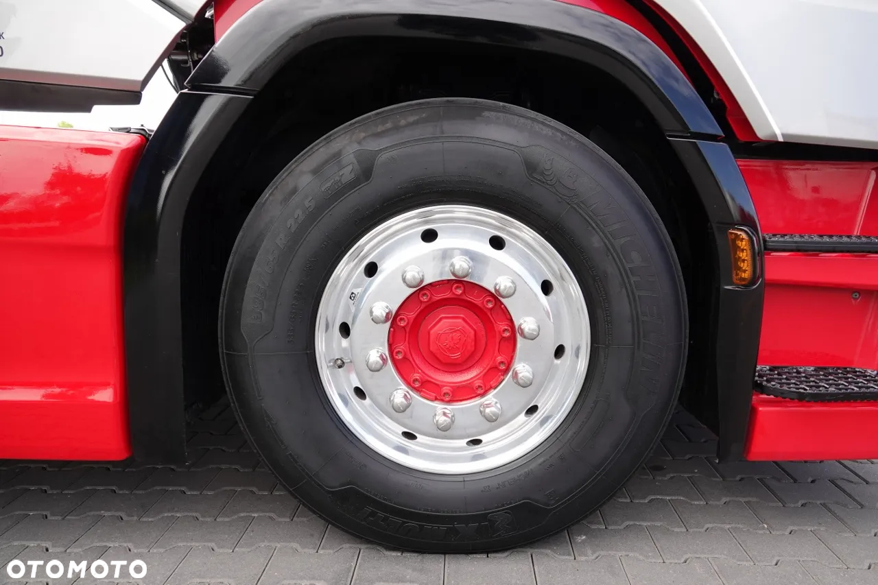 Scania S 500 / RETARDER / HYDARAULIKA / PRZÓD NA PODUSZKACH / KLIMA POSTOJOWA / ALUFELGI / OPONY 100% / PO KONTRAKCIE SERWISOWYM / SPROWADZONY - 19