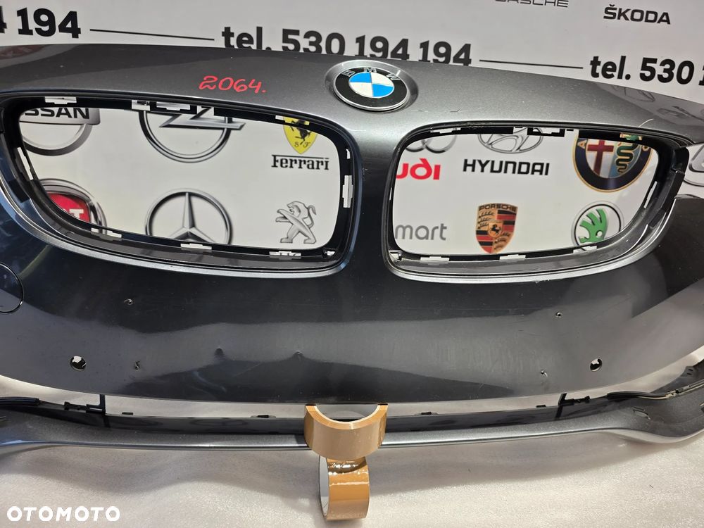 BMW F32 / F33 / F36 LIFT LUXURY 13- ZDERZAK PRZEDNI PRZÓD NA 4xPDC NR 51117294651 / 7294651 NR AUKCJI NZ2064 - 13