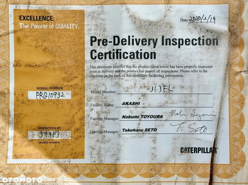 Caterpillar 313FL 14Ton - 30