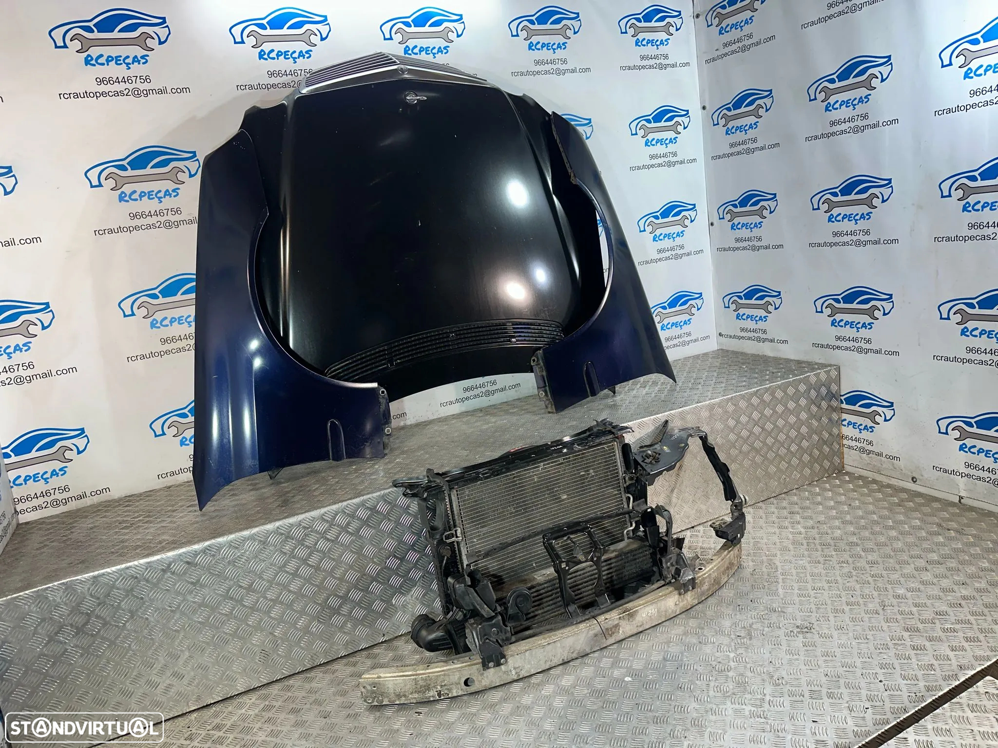 .Frente Completa Original Mercedes Benz W211 Xenon Facelift 2.1 CDi 220 CDI OM646 646811 Diesel 2006 - 2009 - 6