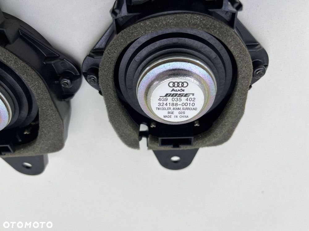 AUDI A6 C7 GŁOŚNIK DRZWI L+P TYŁ BOSE KOMPLET 4G9035402 - 4
