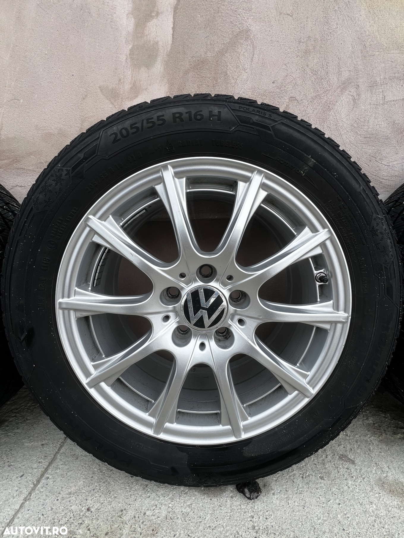 Roți iarnă 205 55 R16 5x112 Volkswagen Touran Mercedes - 3