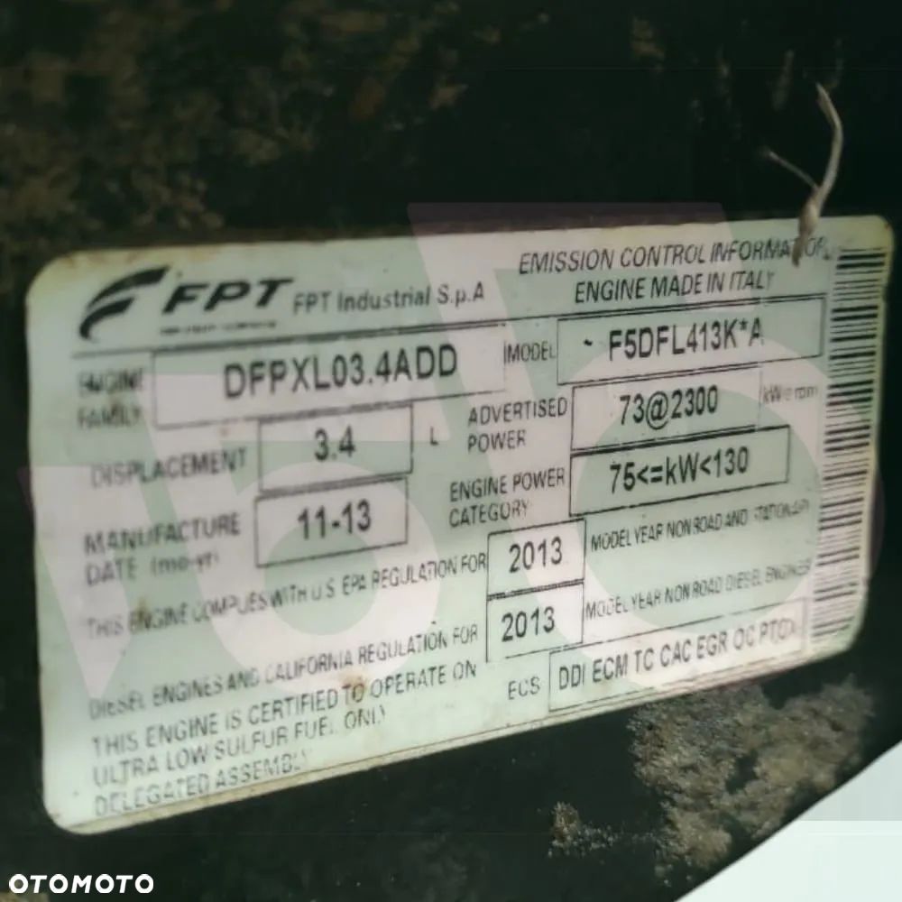 Silnik FPT F5DFL413K A009 - 18