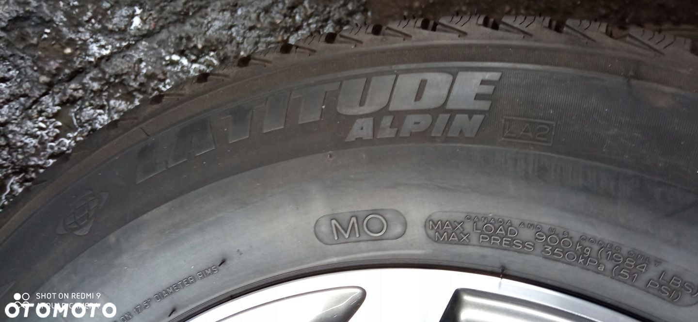 MERCEDES GLC KOŁA 17 ZIMOWE A2534010600 MICHELIN 7,8mm - 12