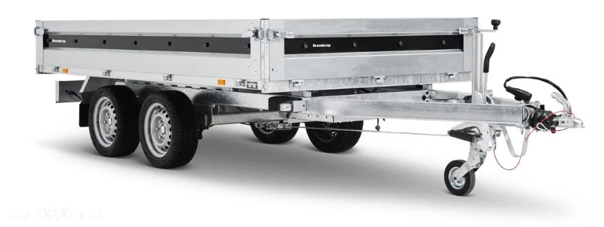 Brenderup Wywrotka TB 4310 STB DMC  2700kg burty otwierane Platforma - 6