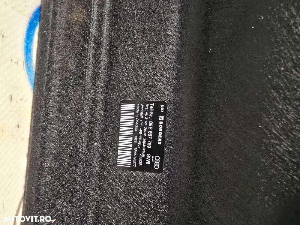 Polita Portbagaj Audi Q4 E-Tron 2021-2025 Cod 89E867769 - 7