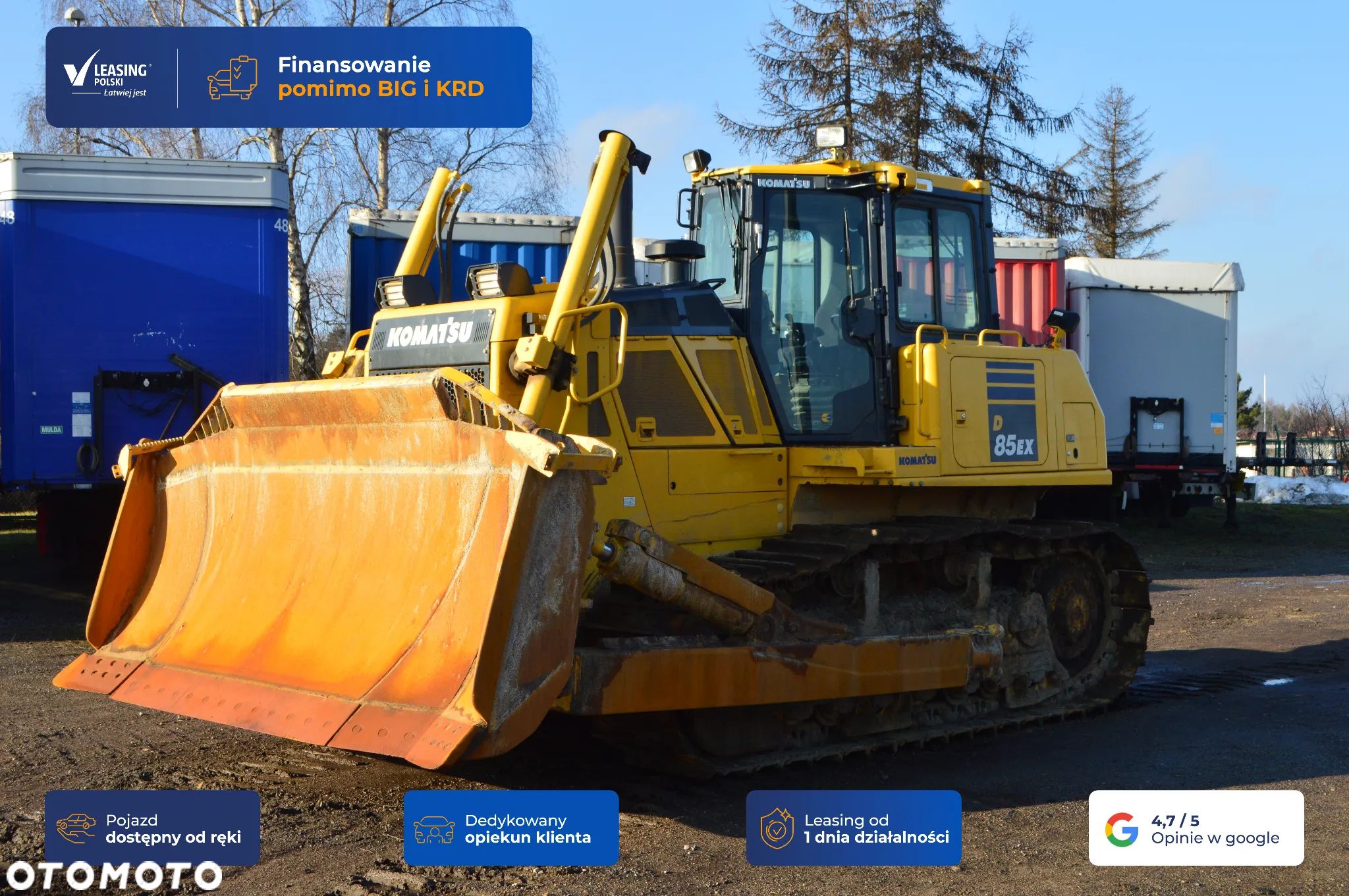 Używany Komatsu D85EX-18EO 2021 - 1 027 050 PLN - Otomoto.pl