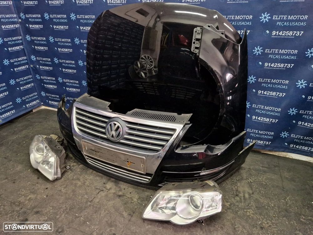 Frente completa usada VW PASSAT B6 2.0 TDI capot parachoques oticas radiadores guardalamas - 1