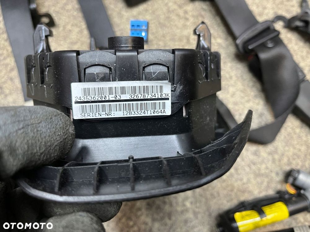 Poduszka kierowcy pasazera pasy naboje zapinki modul AIRBAG BMW X3 F25 KPL - 7