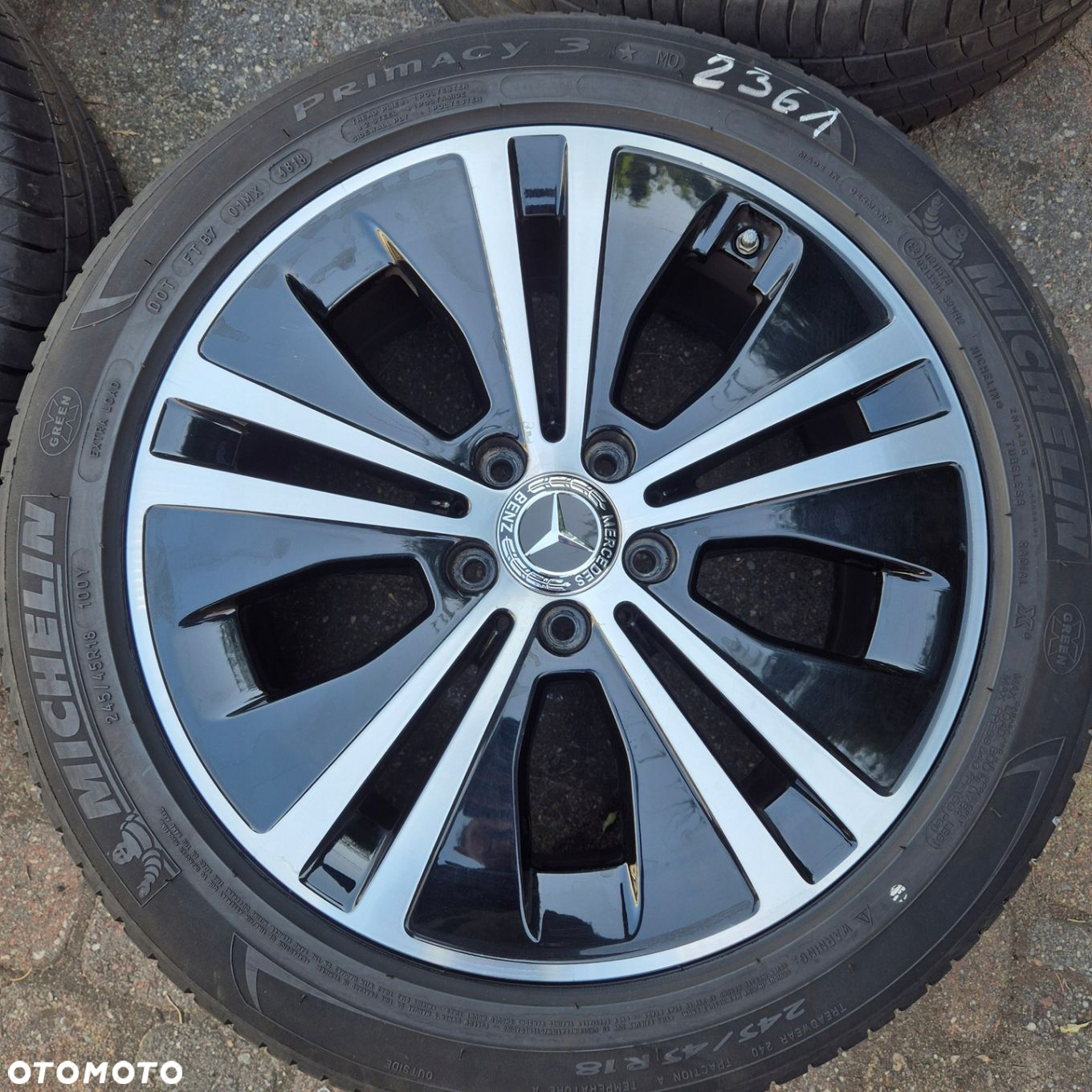 LATO KOŁA 245/45 R18 ORYGINAŁ MERCEDES S E-KLASA W213 W140 W220 VITO W212 - 2