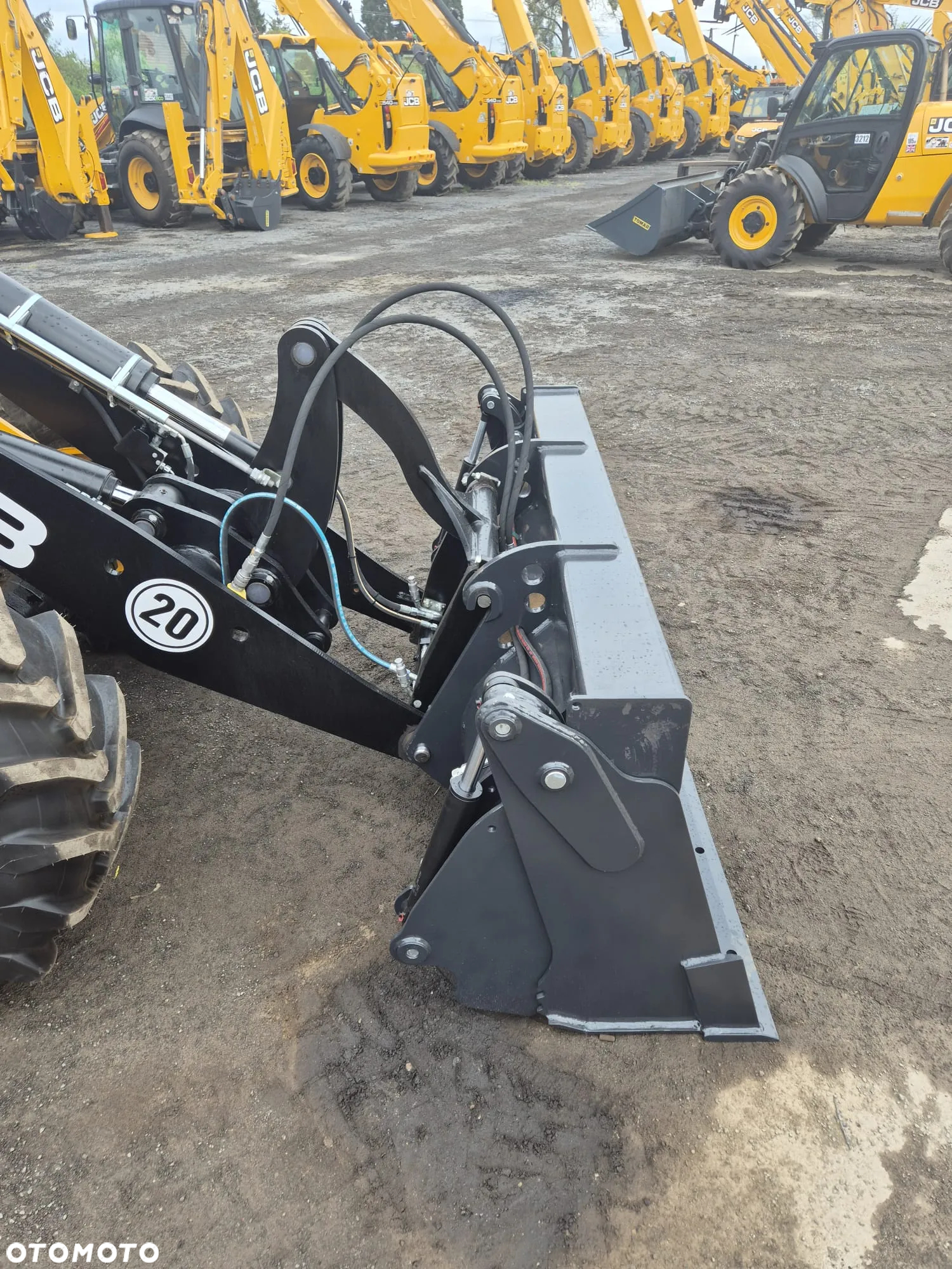 Łyżka 4w1 1900mm Hydrauliczna JCB  ładowarka 406, 407 , CAT , TEREX - 5