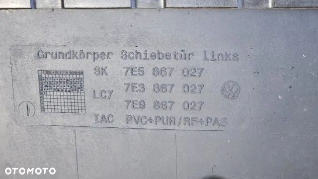 VW T5 MULTIVAN ATLANTIS tapicerka drzwi przesuwnych PRAWA LEWA 7H5867028 7H9867028 7E5867027 7E5864869A WROCŁAW - 13