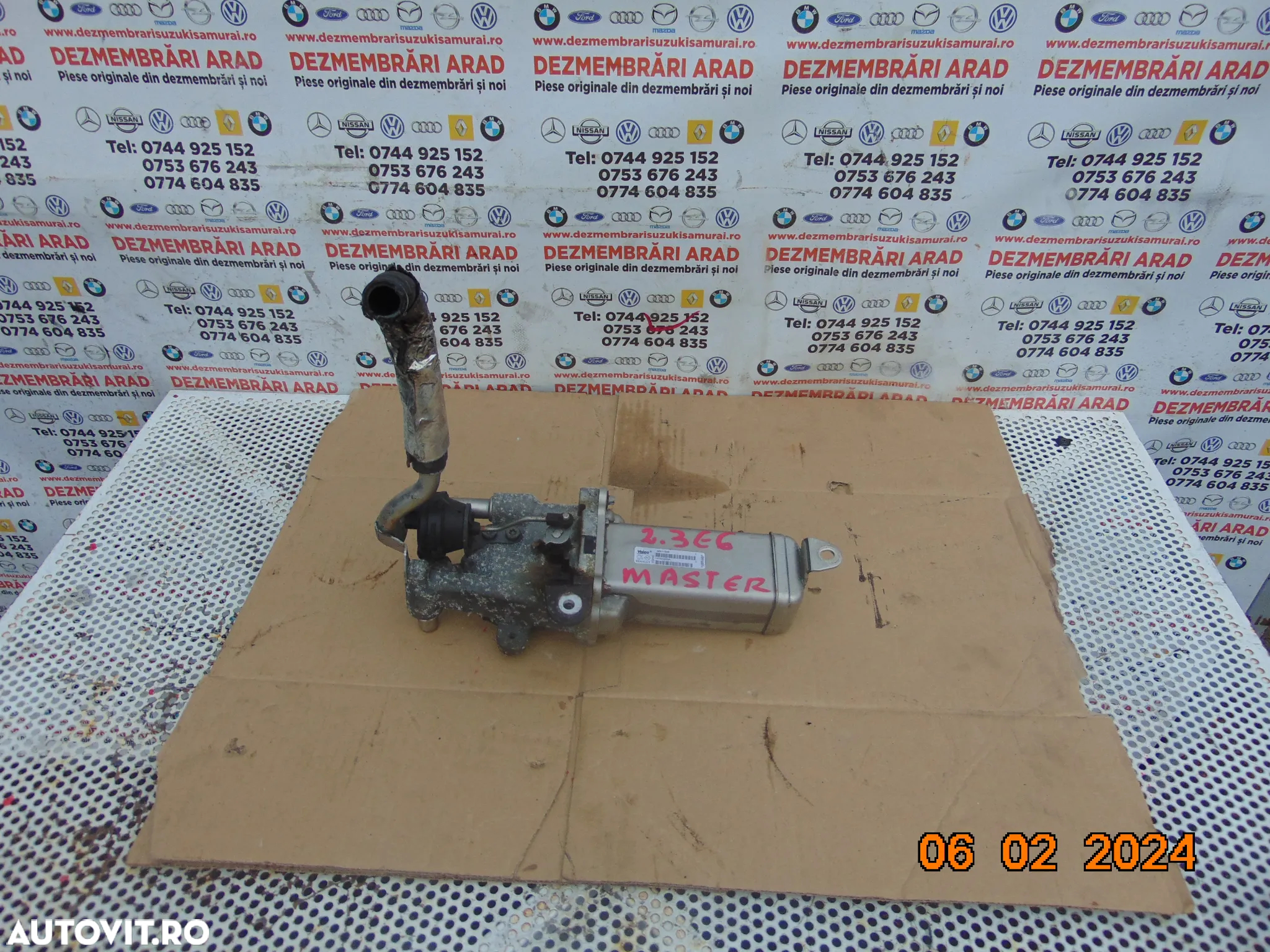 Racitor gaze EGR Renault Master 2.3 euro 6 Opel Movano Nissan nv400 - 5