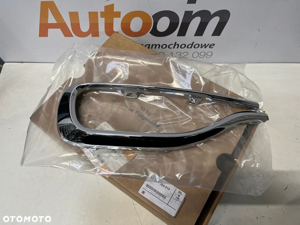 LISTWA ZDERZAKA TYŁ LEWA BMW 7 G11 G12 7369919 NOWE - 1