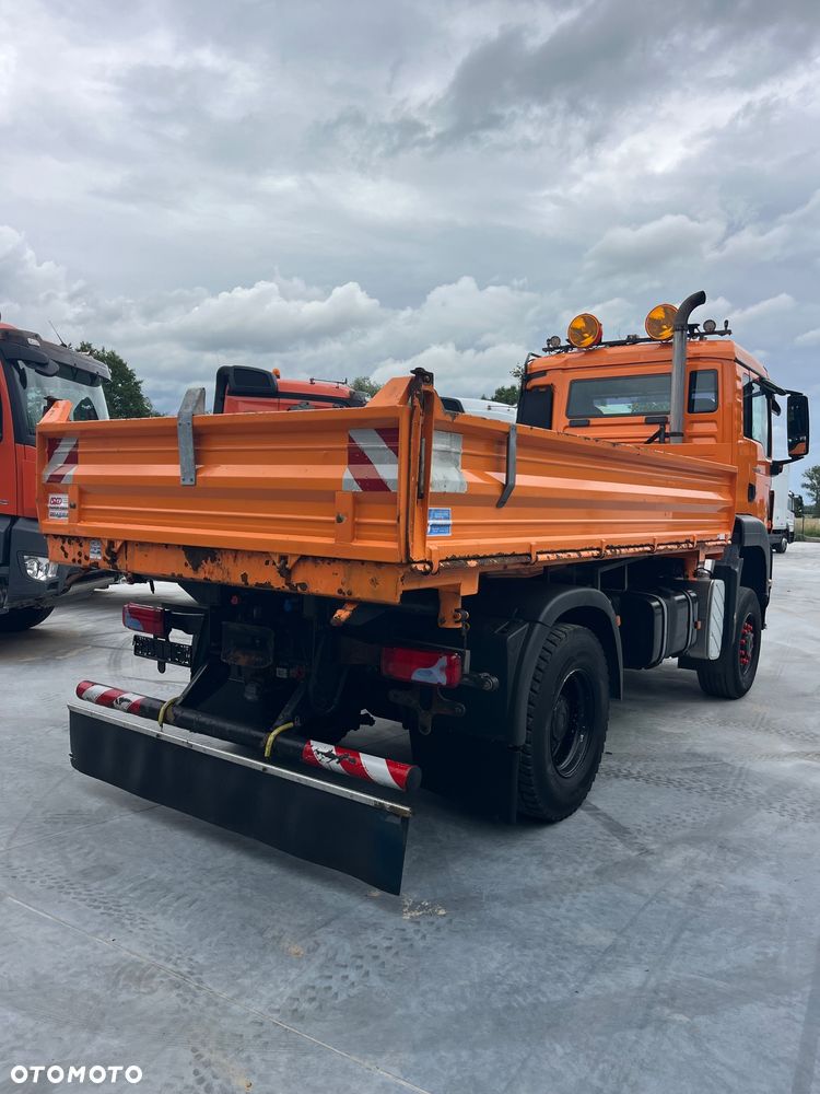 MAN Tgs 18.320 Wywrotka 4x4 Napęd na Mostach Na Wał Reduktor Biegi Terenowe Czolownica Hydraulika Boczna - 7