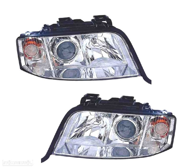 FARÓIS OPTICAS XENON PARA AUDI A6 01-04 - 1