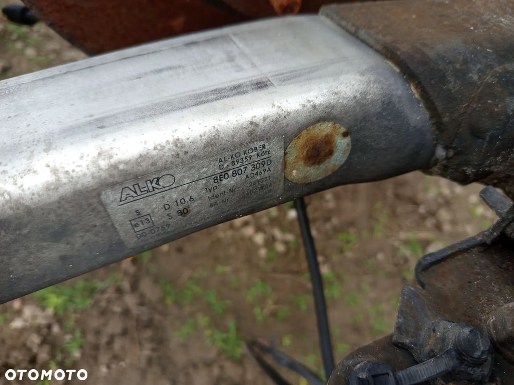 Hak holowniczy audi A4 B6 A6 C5 - 6