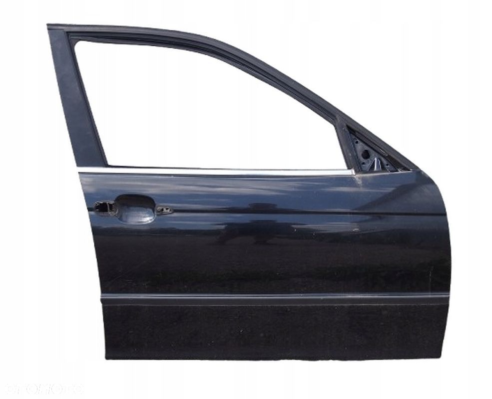 DRZWI PRAWE PRZÓD PRZEDNIE BMW 3 E46 CZARNE BLACK SAPPHIRE METALLIC - 1