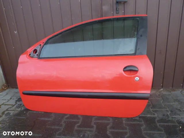 DRZWI LEWY PRZÓD LEWY PRZEDNIE PEUGEOT 206 EKB 3D KOMPLETNE - 2
