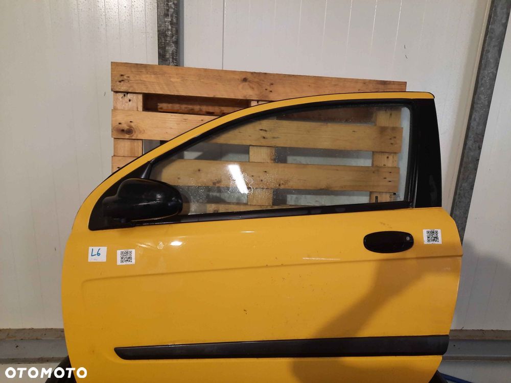 $ DRZWI LEWY PRZÓD KOMPLETNE CHEVROLET AVEO ŻÓŁTY - 6