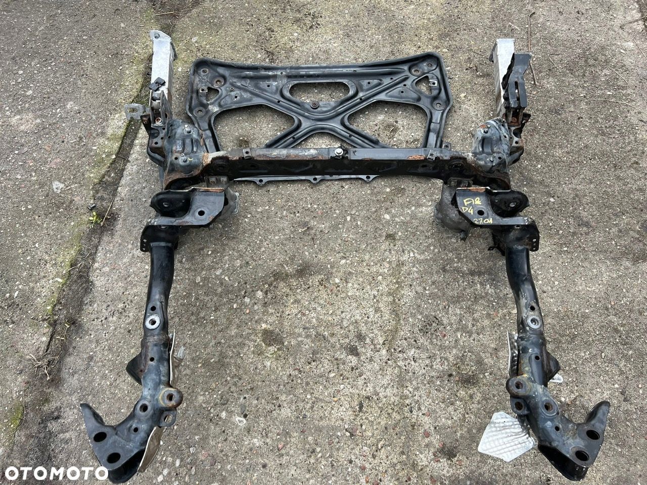 AUDI A8 D4 SANKI PRZEDNIE WÓZEK KOŁYSKA PRZÓD 4H0399315AE - 1