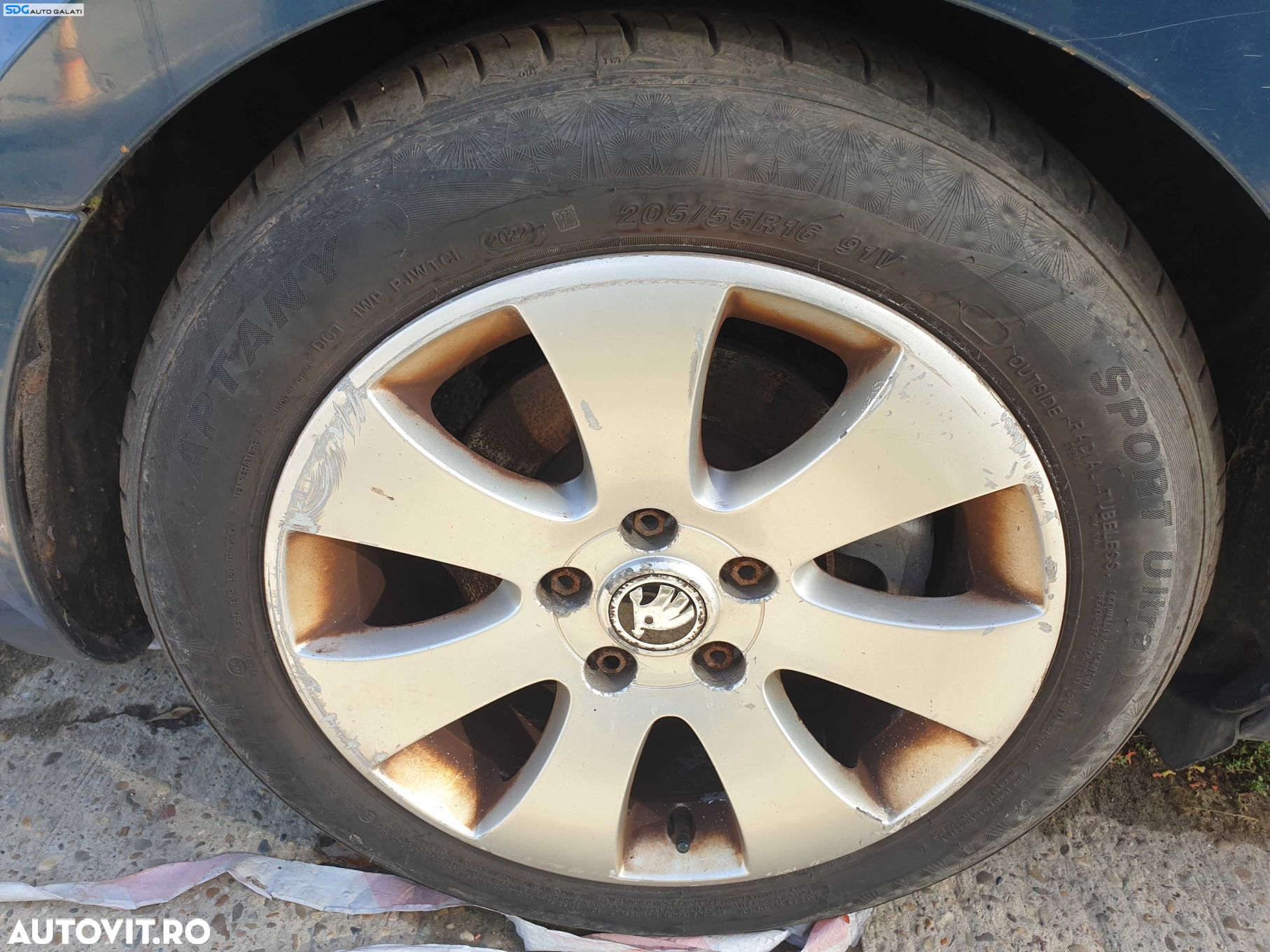 Janta Roata Aliaj 205 55 16 R16 5x112 Skoda Octavia 2 2004 - 2013 [K0216] - 4