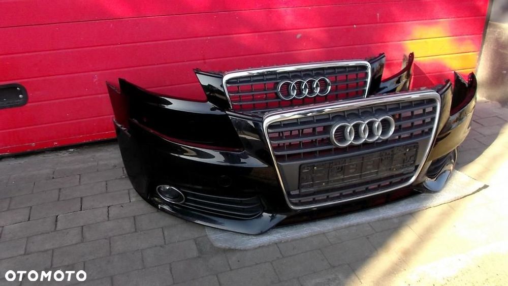 ZDERZAK AUDI A4 B8 8K0 2008-2011 KOMPLETNY GRILL - 1