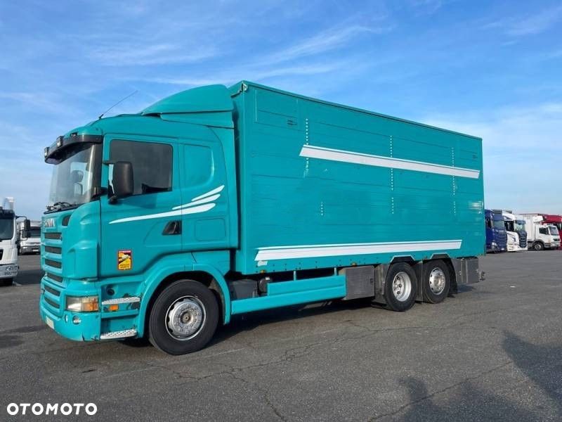 Scania R380 / 6x2 / Pezzaioli / 2-poziomowa zabudowa do przewozu zwierząt / Euro 3 / oś podnoszona / podnoszony dach - 1